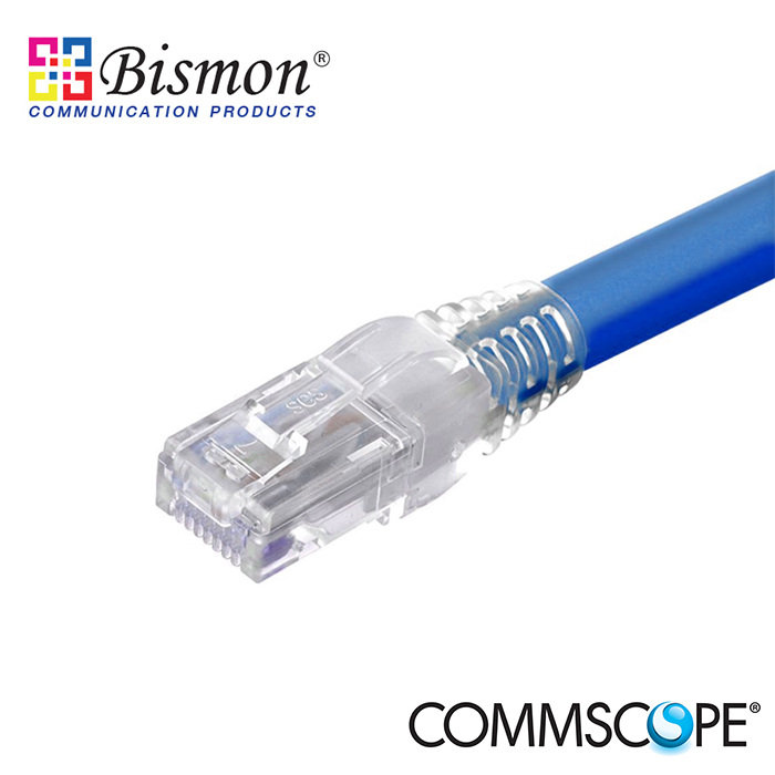 Commscope-Patch-Cord-Cat-6-UTP-Unshielded-Blue-20ft-6M-30ft-9M-35ft-10M-4ft-1-2M-7ft-2-10ft-3M